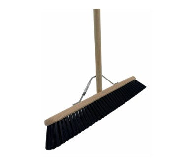 Hillbrush 24 Dyed Coco Broom Complete