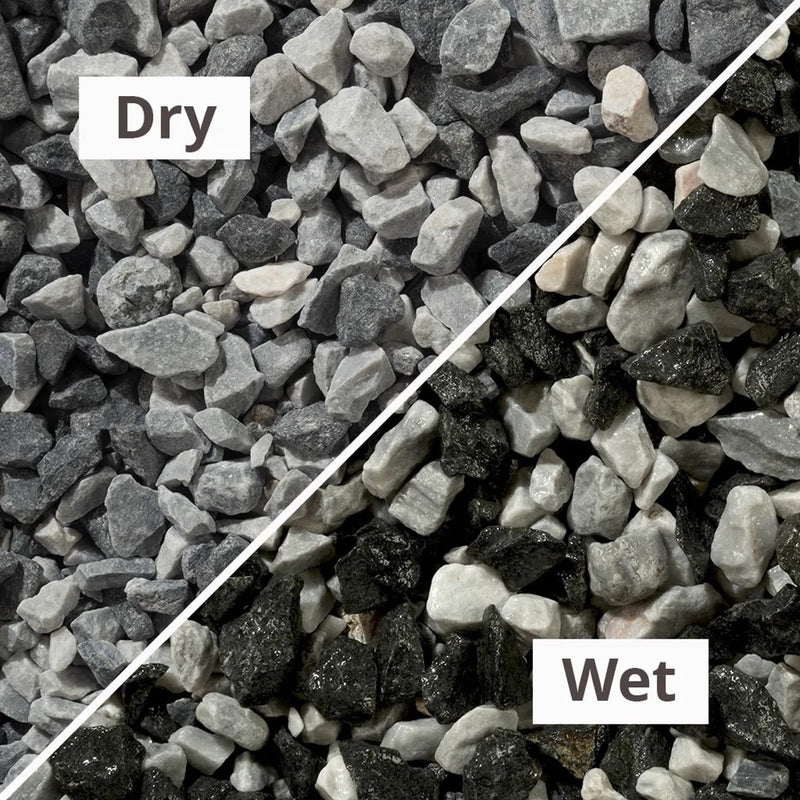 Black Ice Bulk Bag Decorative Stone Chippings 14-20mm 850kg