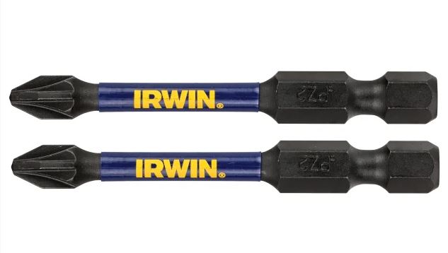 Irwin Impact Pro Performance Screwdriver Bits PZ2 57mm (Pack 5)