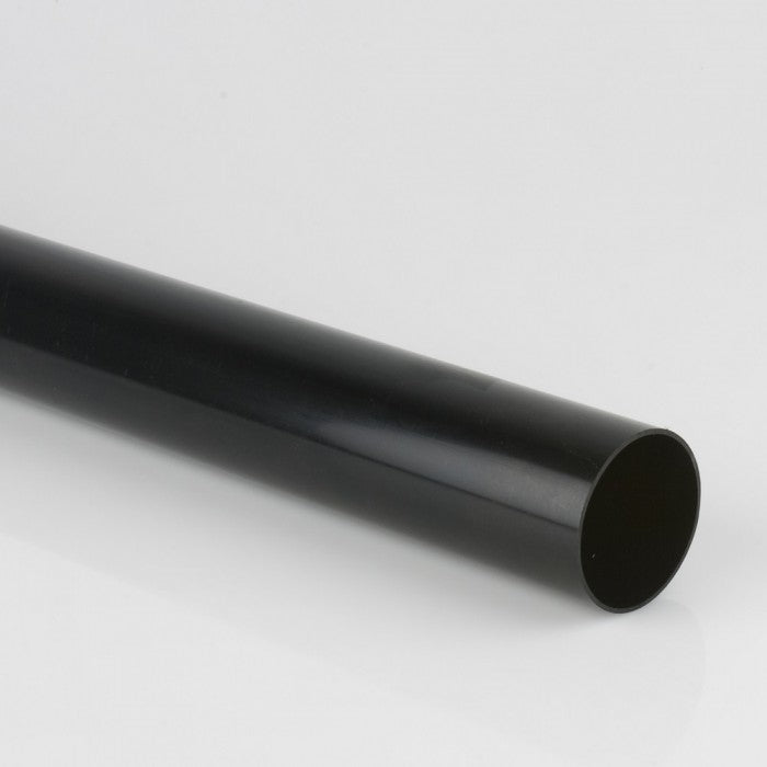 BM BR201B Black 2.5M Length Round Downpipe 68mm