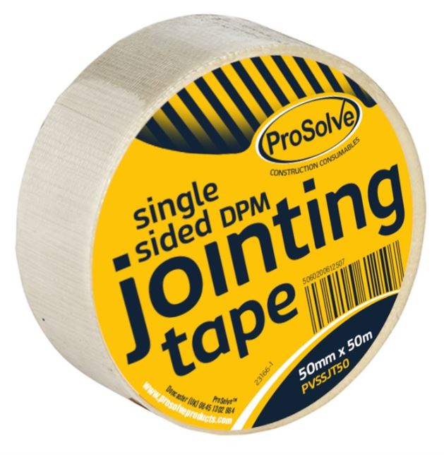 Single Sided DPM Jointing Tape 50mm x 50 Metre