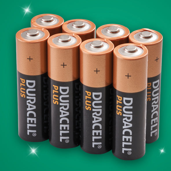 Duracell Plus AAA Batteries (8 Pack)