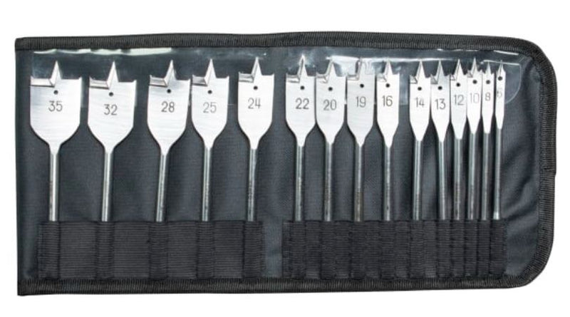 Bacho Series Flat Bit Set, 15 Piece