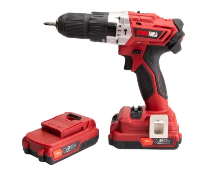 Olympia Combi Drill Driver 20V 2 x 1.5Ah Li-ion