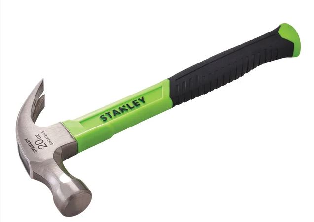 Stanley 567g (20oz) Hi-Vis Claw Hammer