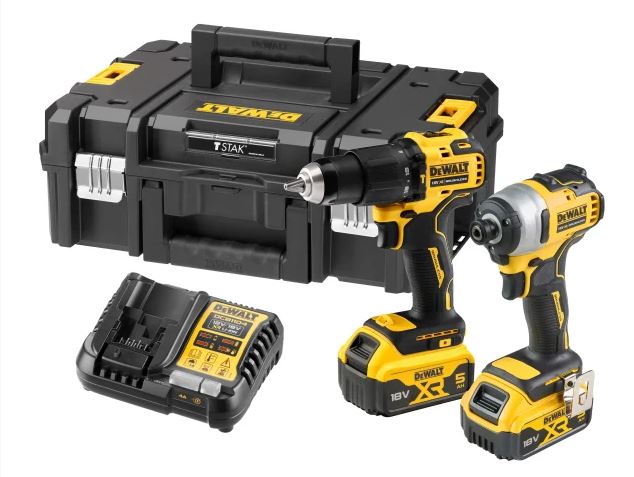 Dewalt 18V Combi & Impact Drill Twin Pack