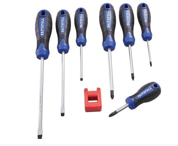 Faithfull 8 Piece Screwdriver Set