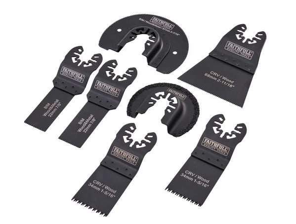 Faithfull 7 Piece Multi-Tool Blade Set