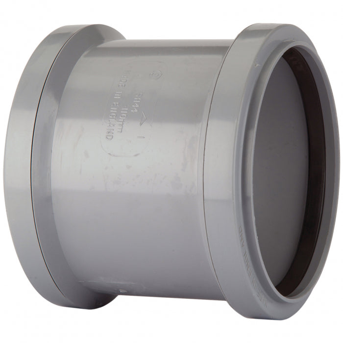 SH45 110mm Soil Slip Coupling Grey DS