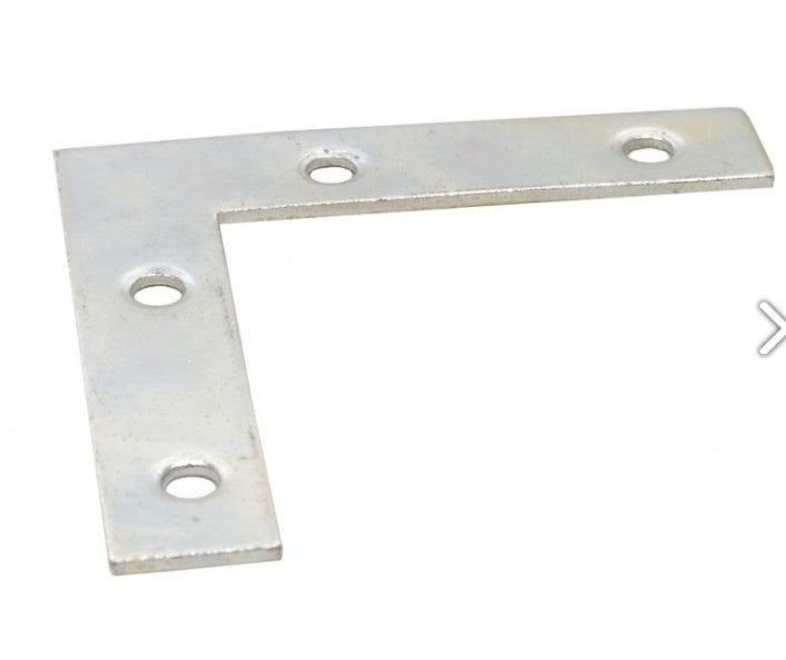 75mm ZP Angle Plate (Pack of 2)