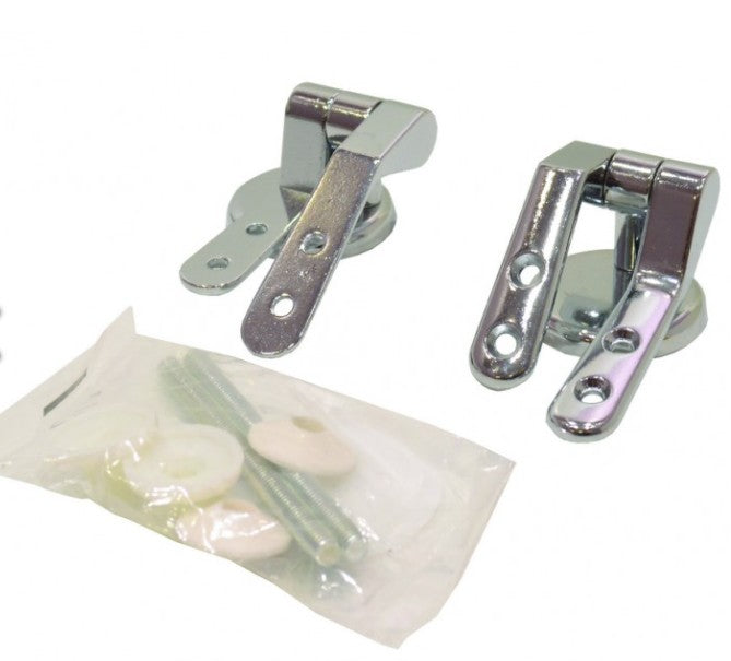 Pillar Type Seat Hinges Chrome