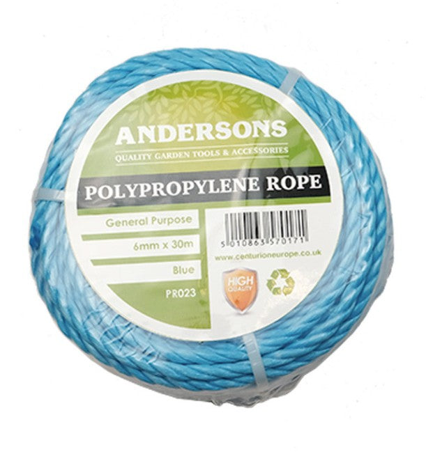 6mm x 30m Polypropylene Rope Mini Coils