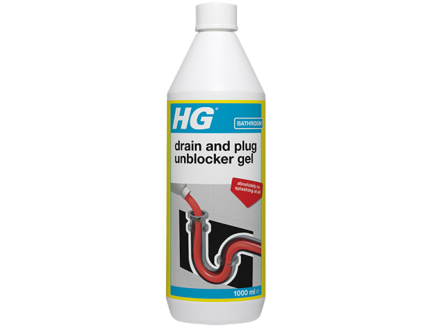 HG Bathroom Drain & Plug Unblocker Gel 1L