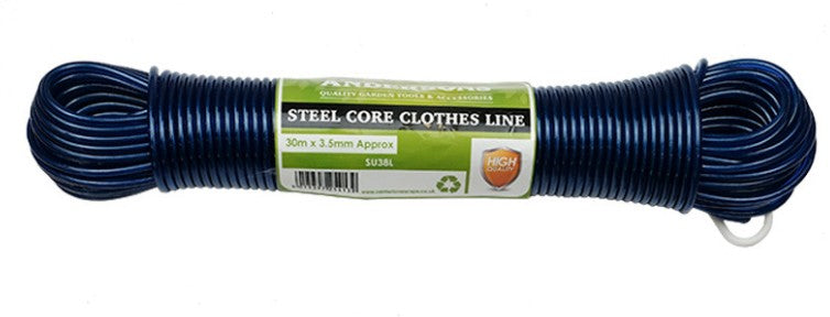 Clothes / Washing Line - Steel Core 3.5mm - 30m