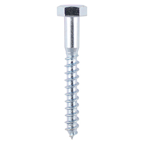 Coach Screw BZP Pack of 5 8.0 x 60mm